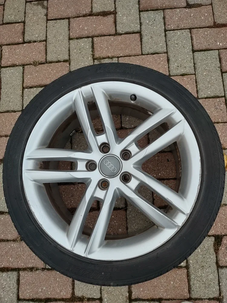 #cleanout Audi Alloy Wheels with Tires - Set of 4 image indicator(9)