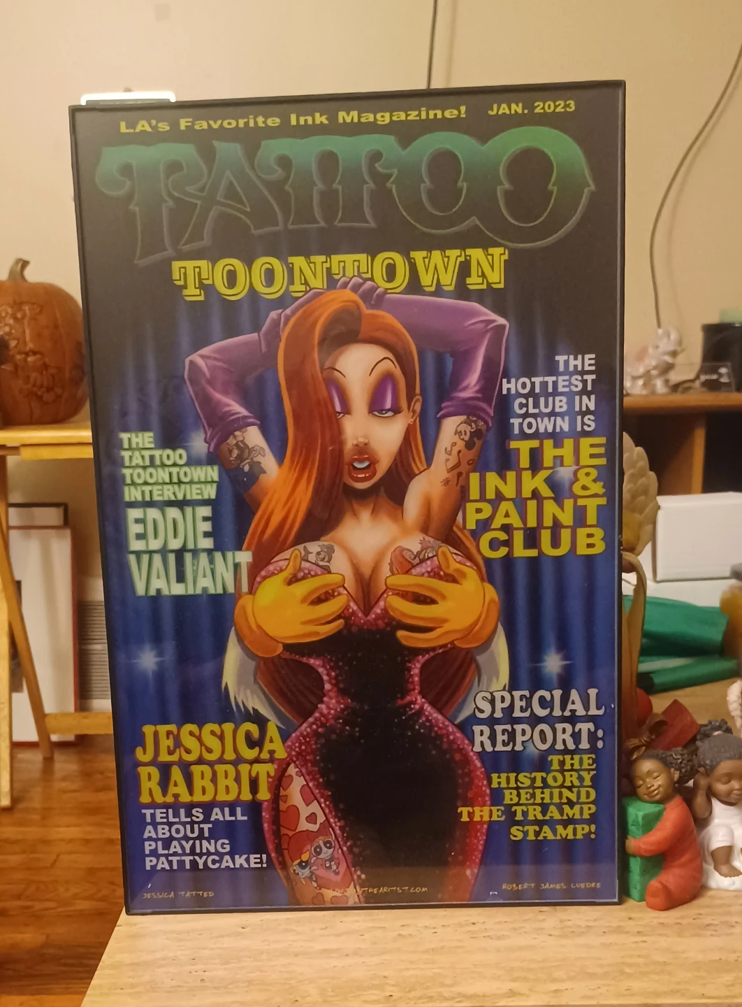 Framed Tattoo Toontown & Batman Prints