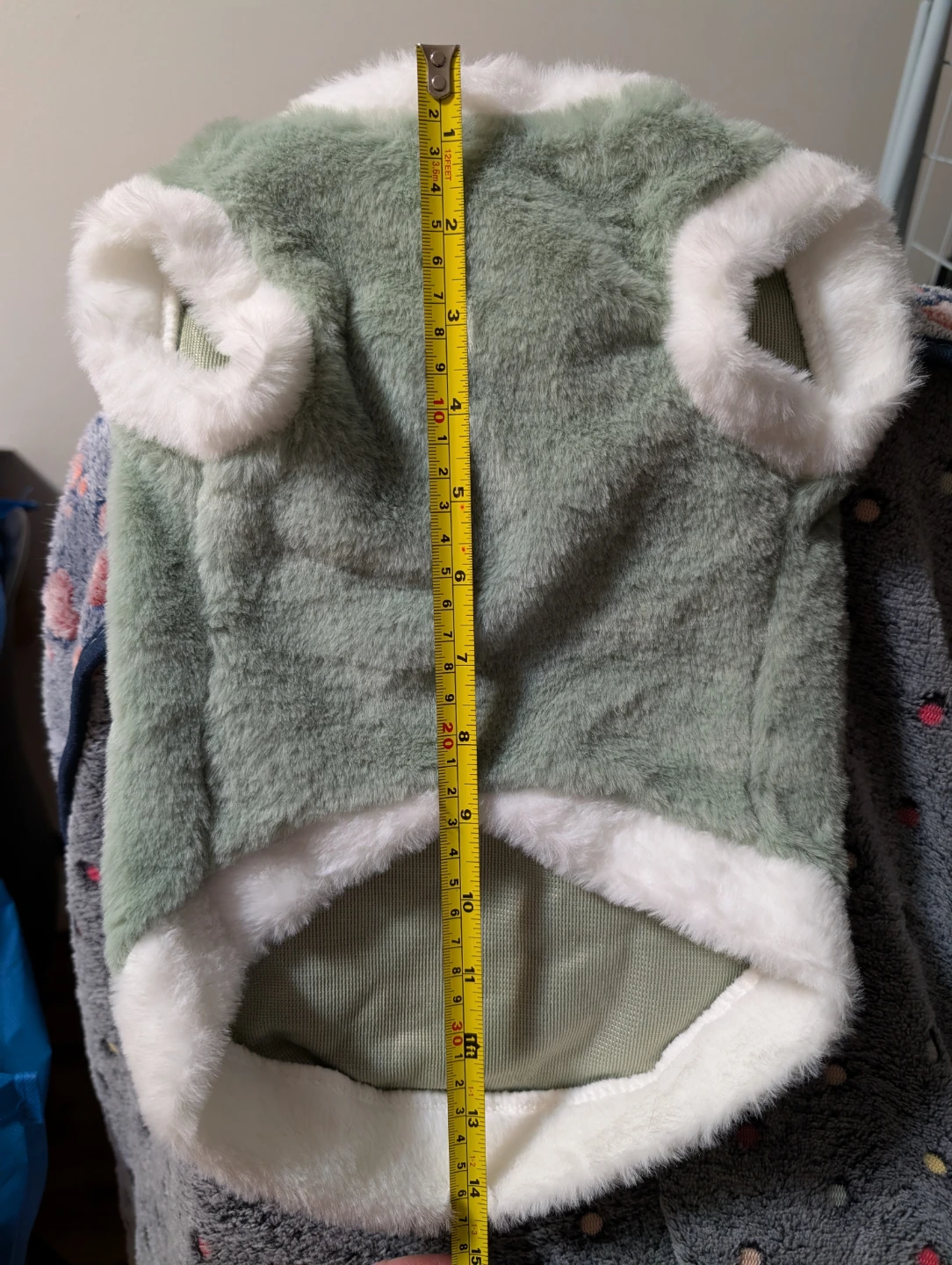 Cute Green & White Dog Coat - photo 3
