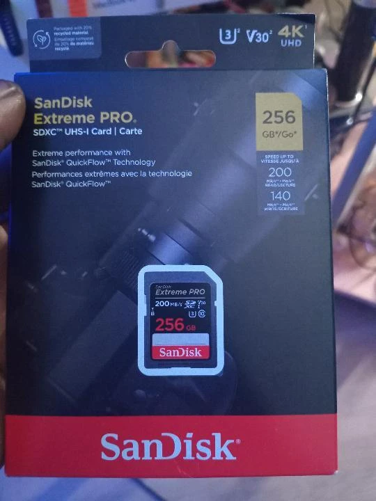 SanDisk Extreme Pro 256GB 200MB/s SDXC Memory Card - photo 2