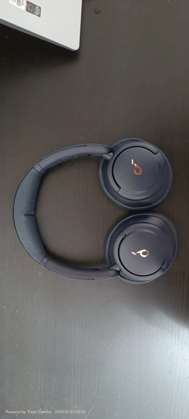 Noise cancelling Anker Soundcore Life Q30 Navy Blue Headphones - photo 2