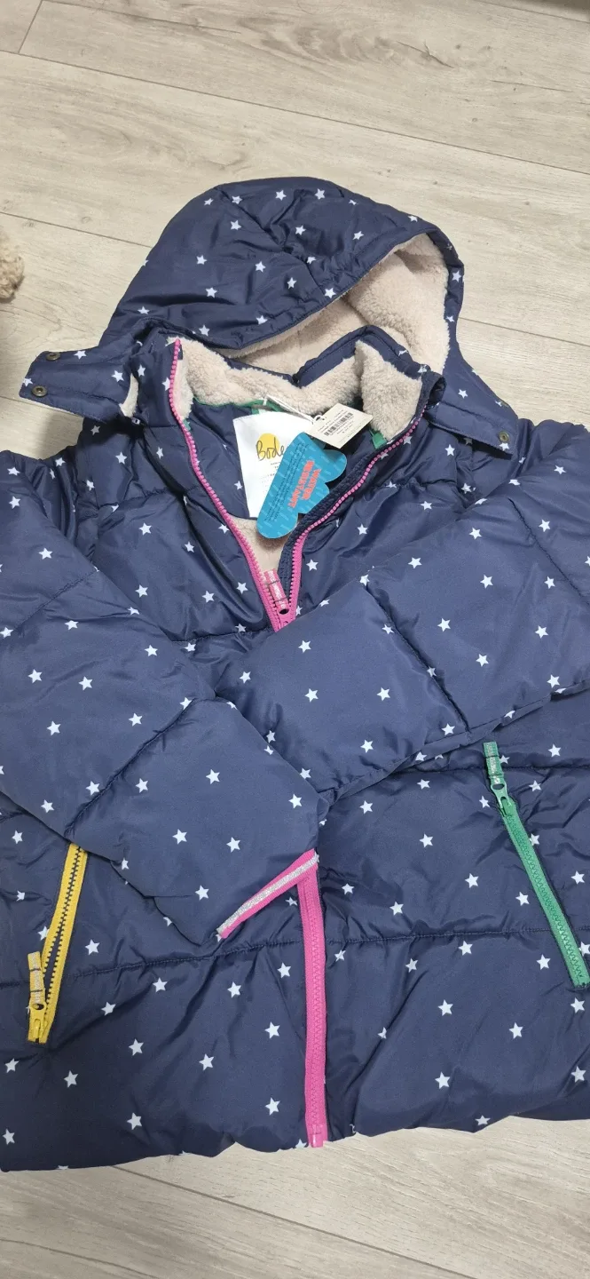 Boden Girl's Padded Star Jacket Size 13-14 New