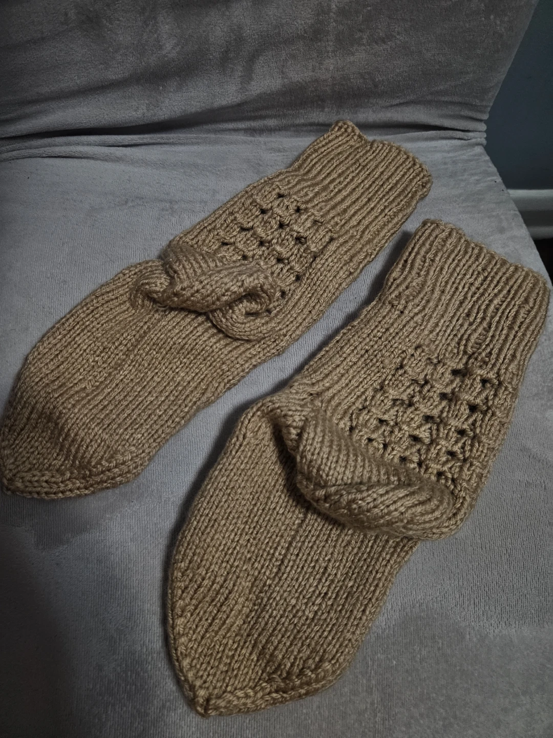 Hand-knitted Wool Socks - photo 2