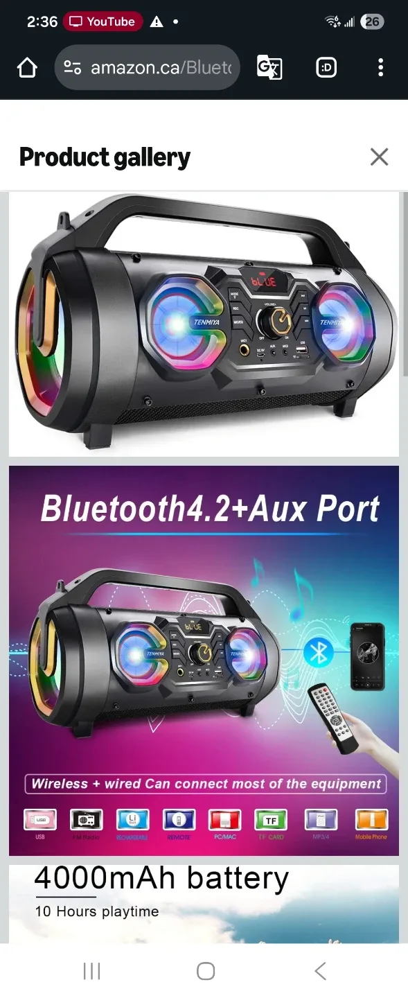 TENMIYA Bluetooth Speaker image indicator(2)