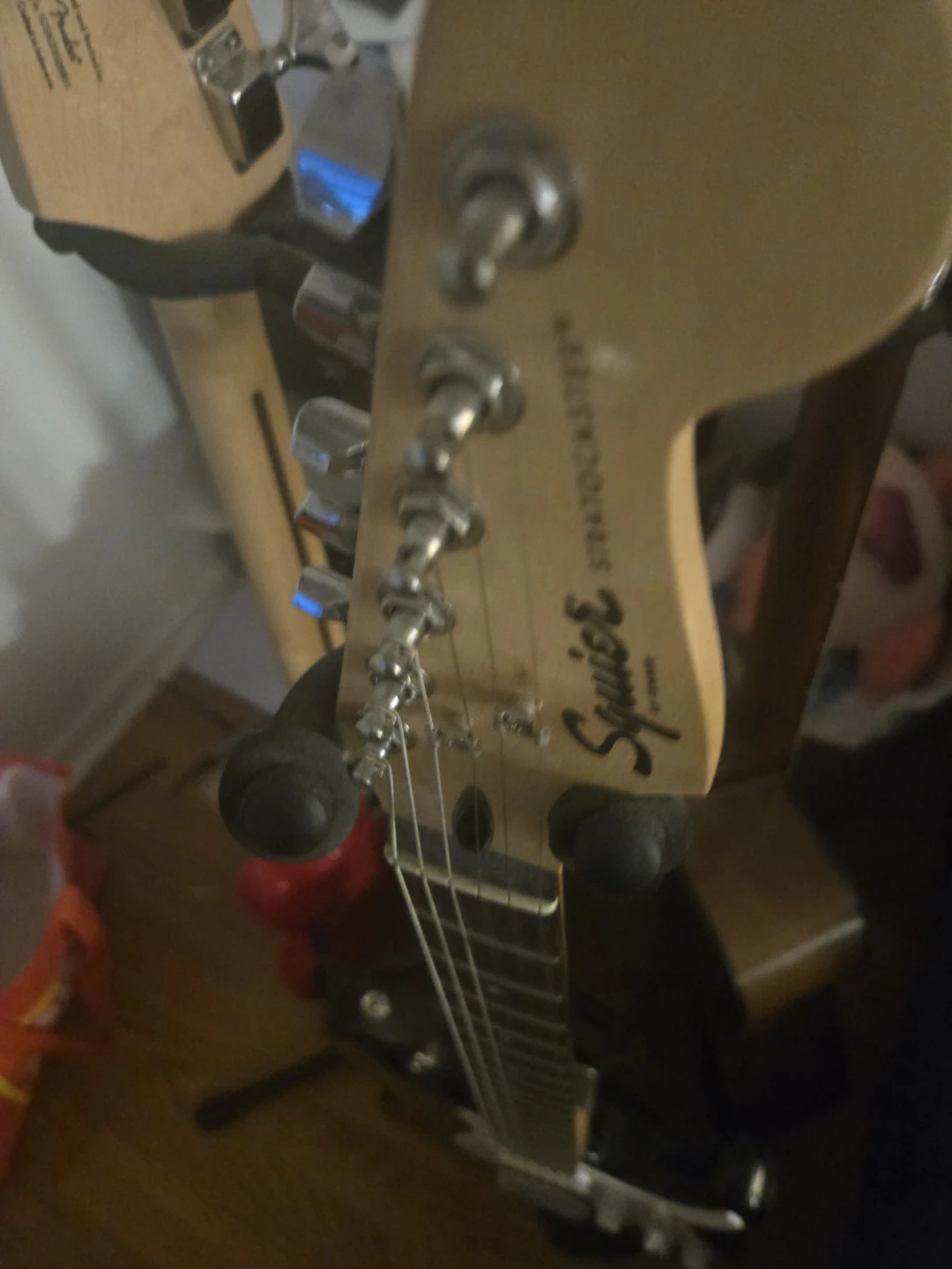 Squier Stratocaster Electric Guitar - Black - photo 2