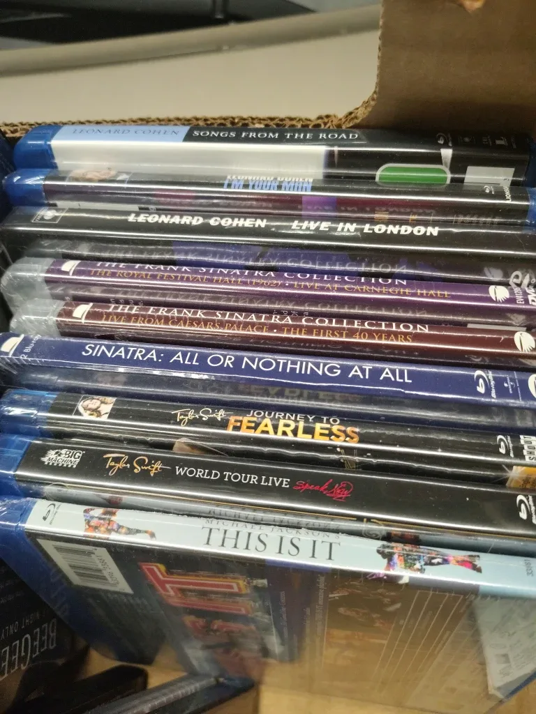 Mixed Lot of Music Concert DVDs