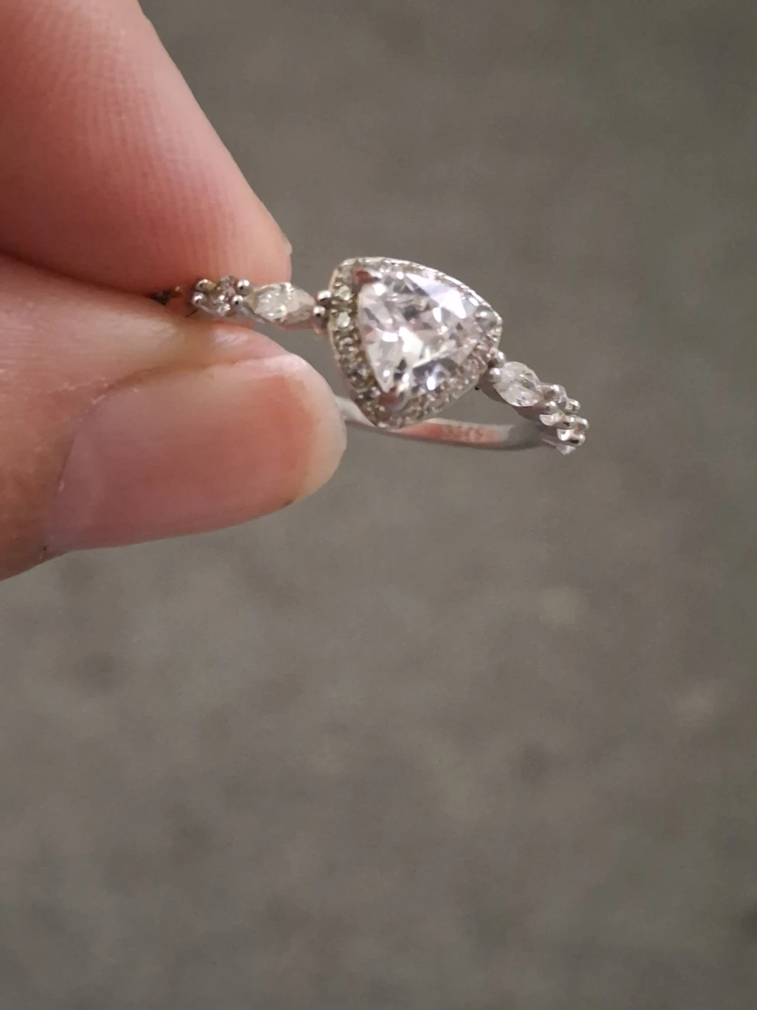 Triangle Cut Ring - Size 7