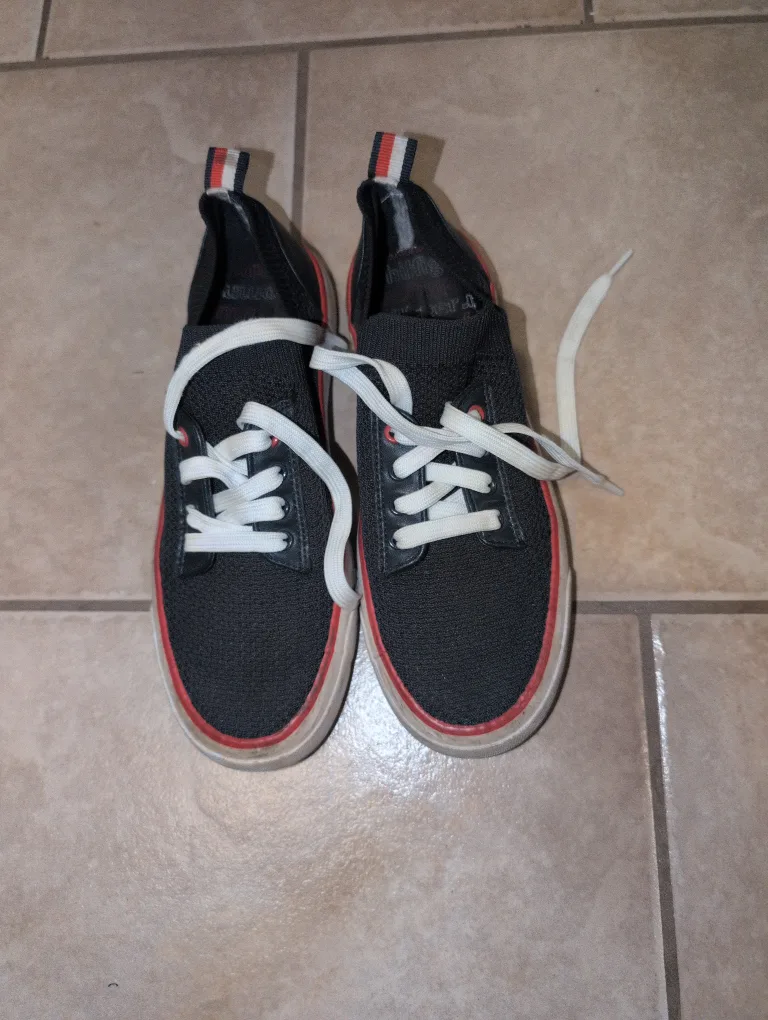 Tommy Hilfiger Black Sneakers