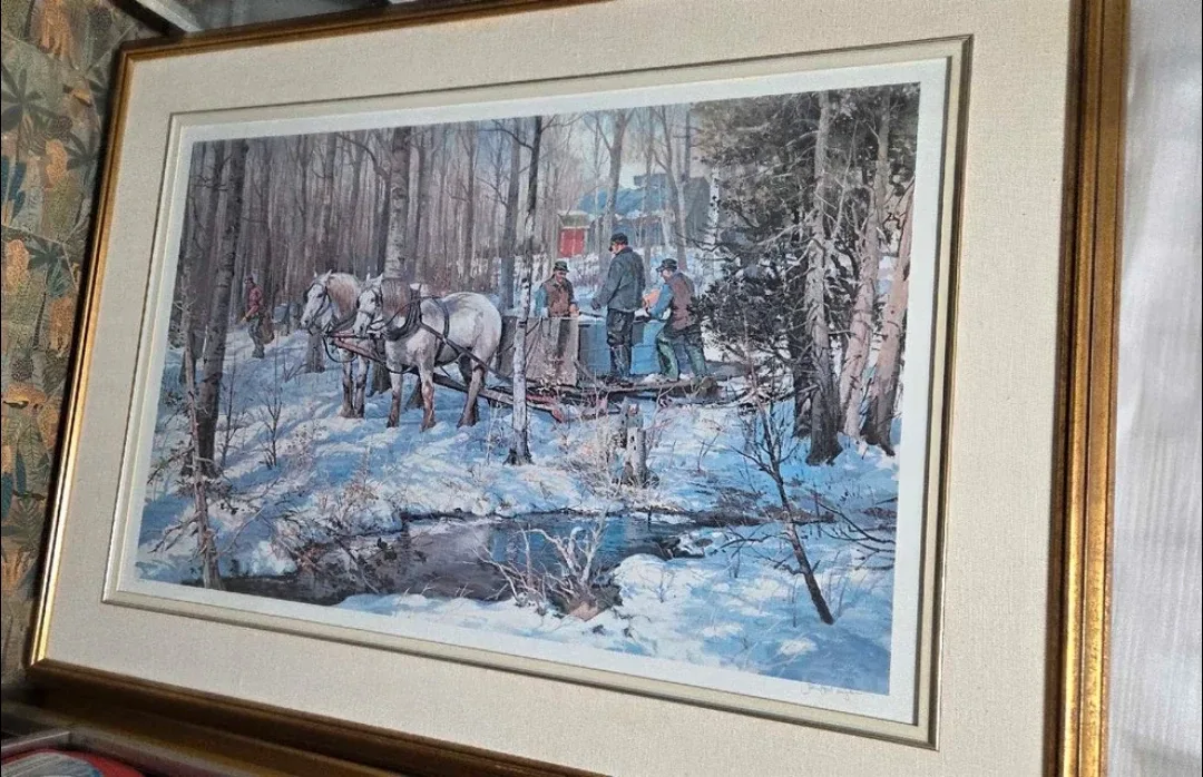Large vintage frame, Peter Etril Snyder
