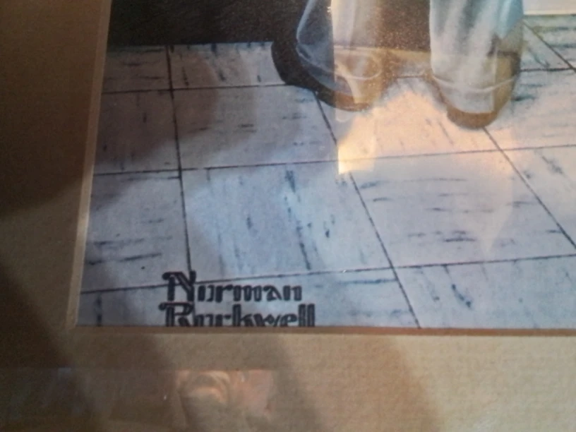 Norman Rockwell Print The Shoot 12.25x12.75 - photo 3
