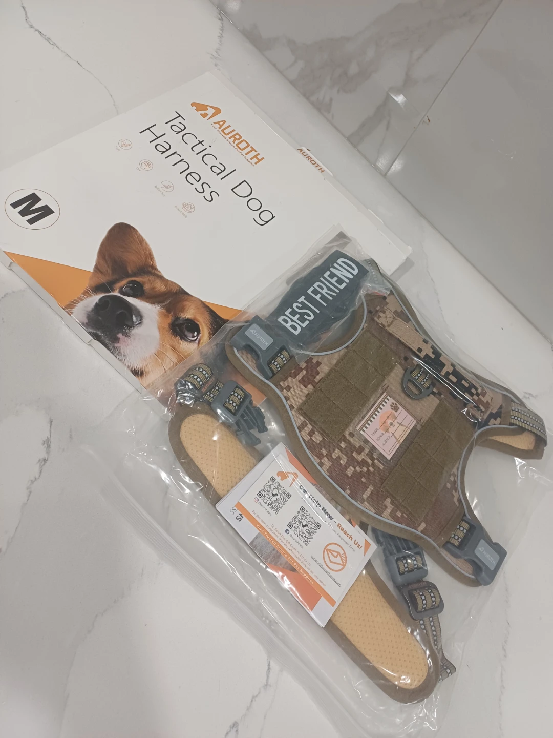 Auroth Tactical Dog Harness - Size M - New