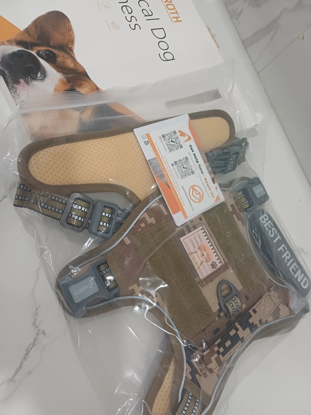 Auroth Tactical Dog Harness - Size M - New - photo 3