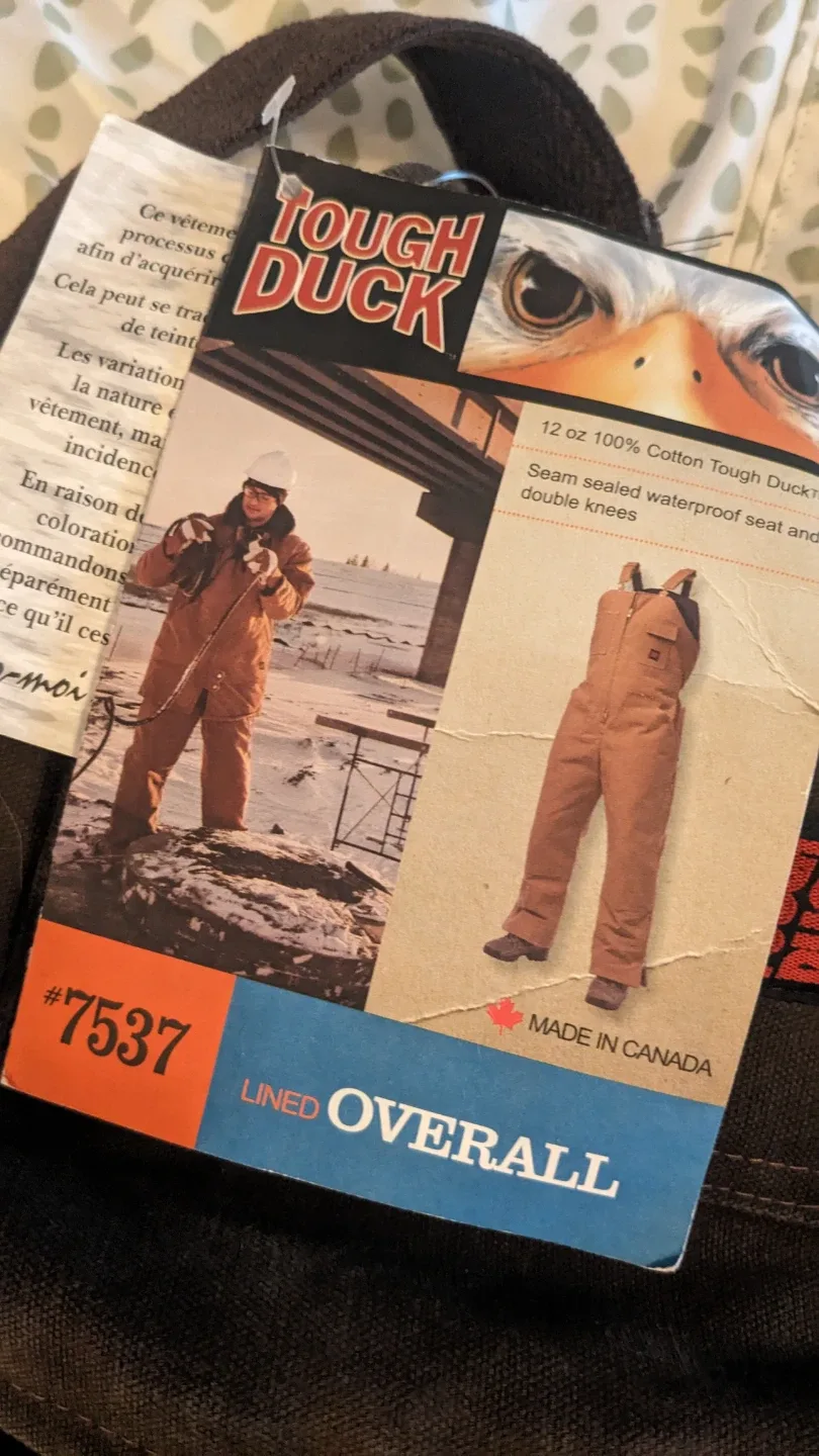 Tough Duck Lined Overall - Size M/M image indicator(3)
