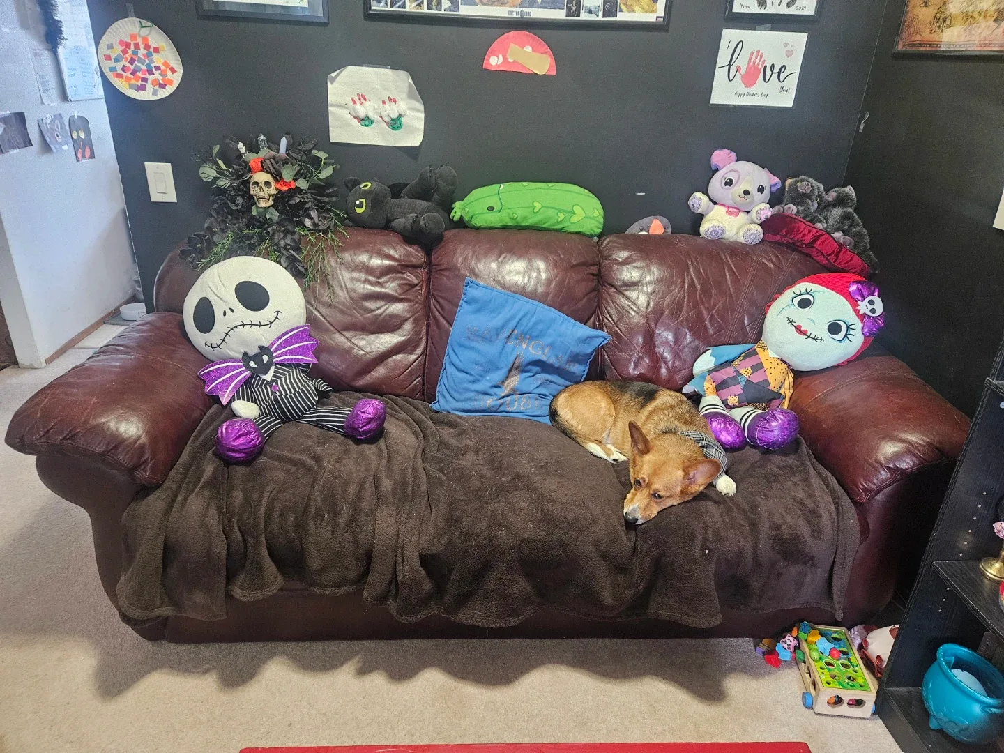 Damaged Leather Sofa - Free