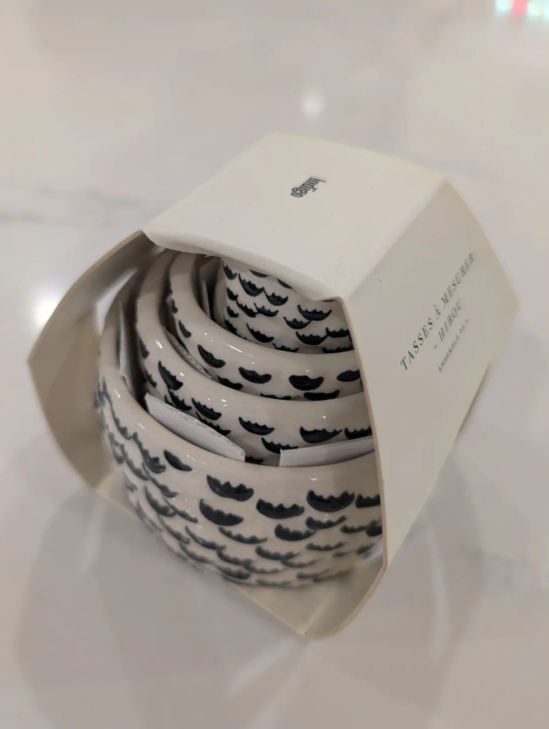 Brand New Indigo Owl Measuring Cups image indicator(2)