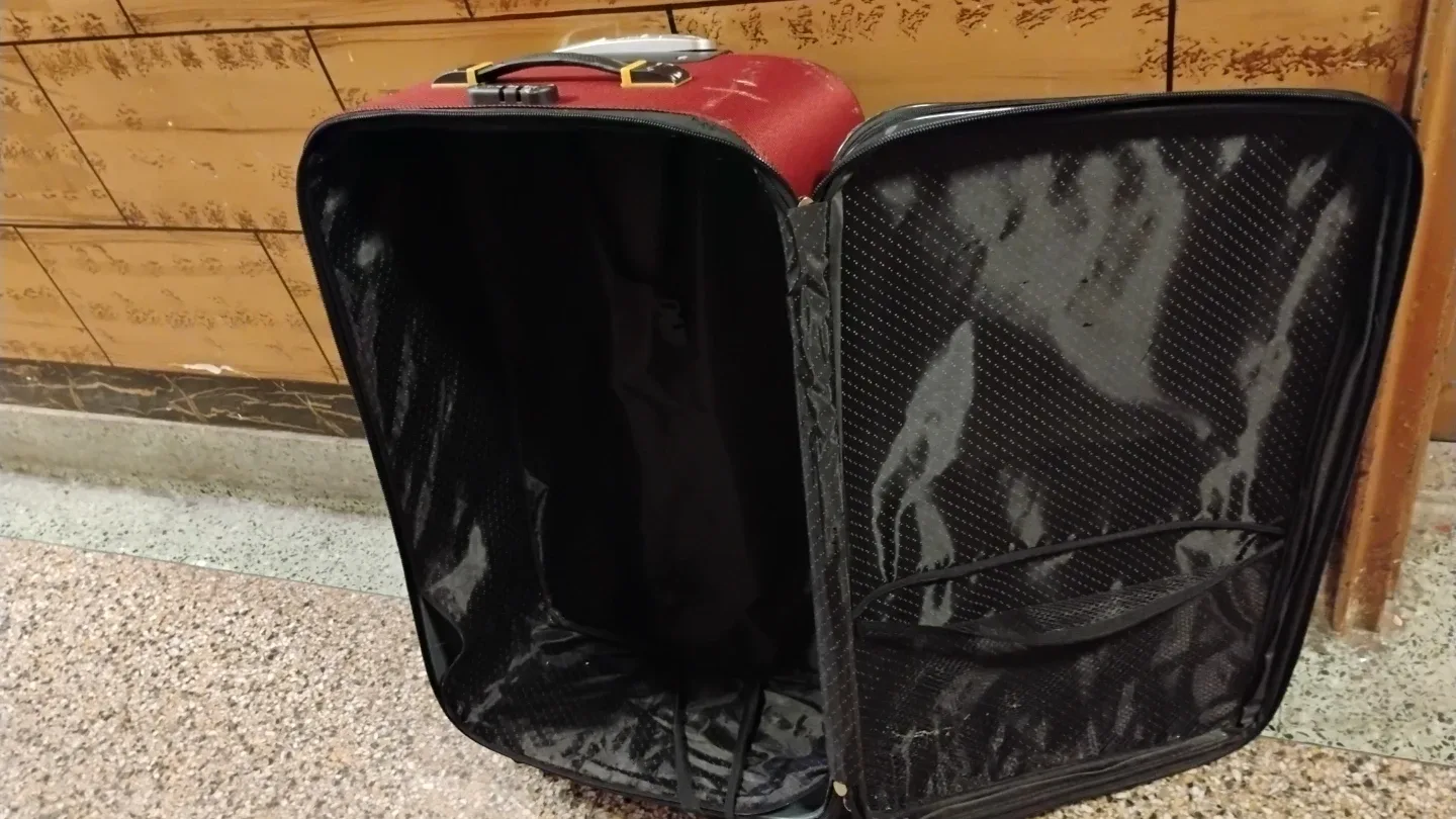 Tourist Red Rolling Suitcase