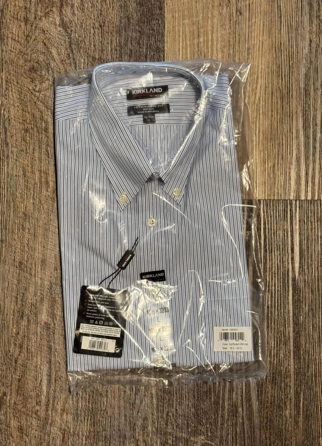 Kirkland Traditional Fit Shirt 16.5-32/33 - New