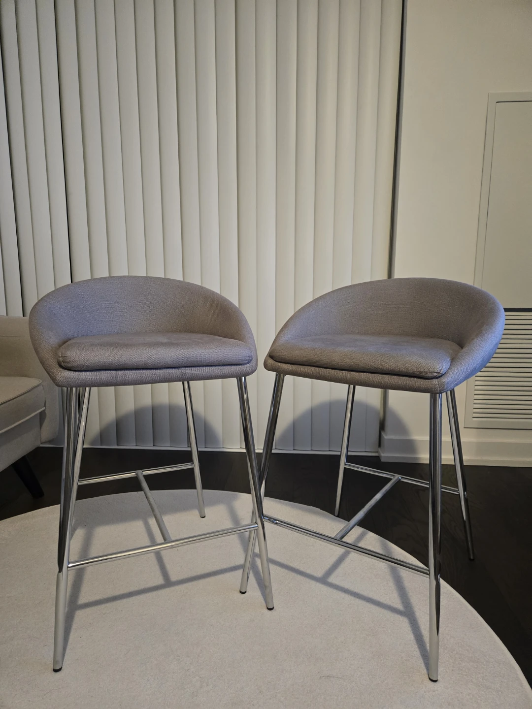 Set of 2 Modern Bar Stools