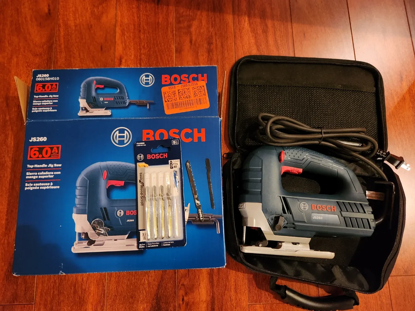 Bosch JS260 Top-Handle Jigsaw 6.0A. LIKE NEW.