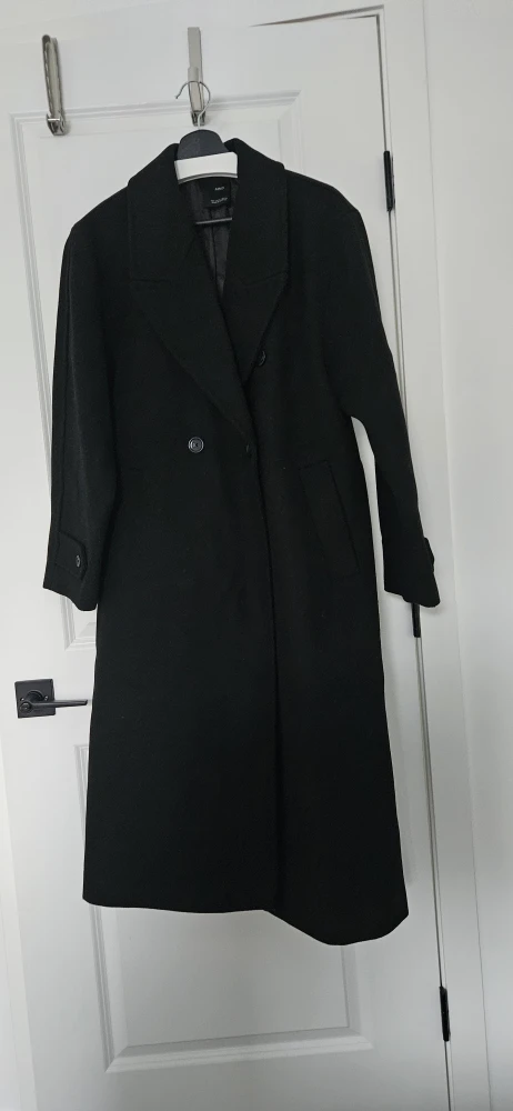 MNG Black Wool Blend Coat - Size M #Cleanout - photo 3