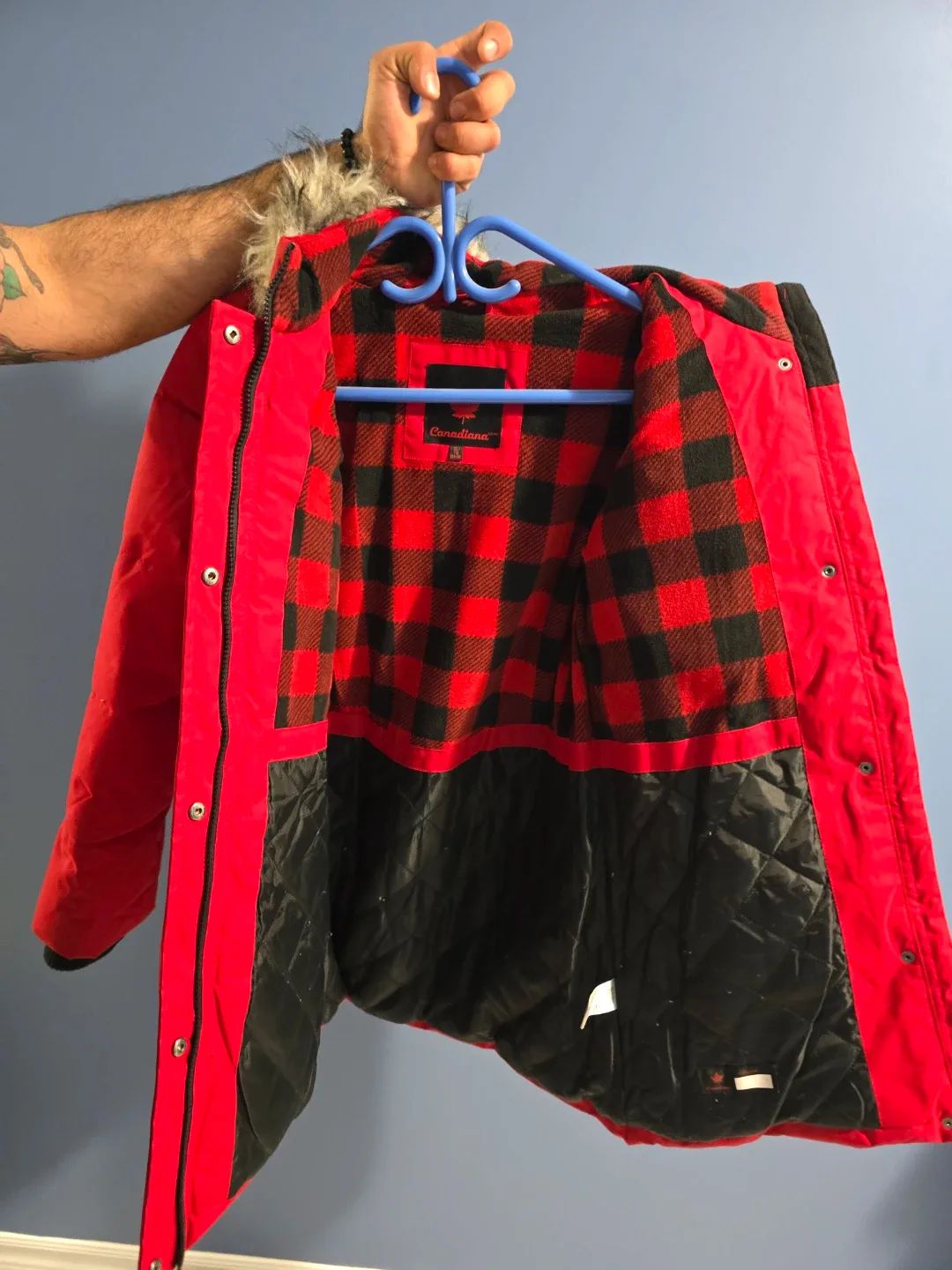 Canadiana Red Winter Jacket XL (14-16) image indicator(3)