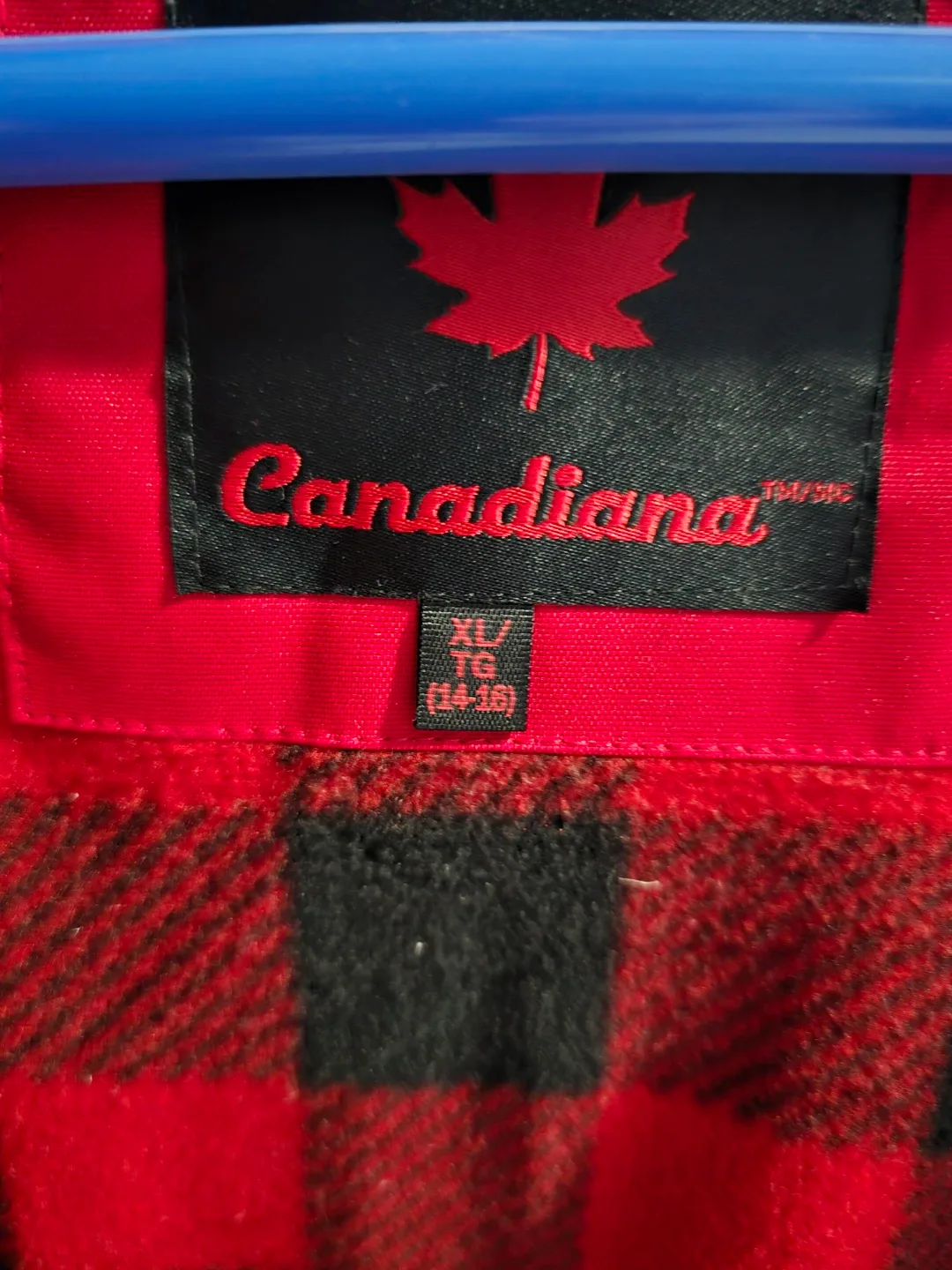Canadiana Red Winter Jacket XL (14-16) image indicator(4)