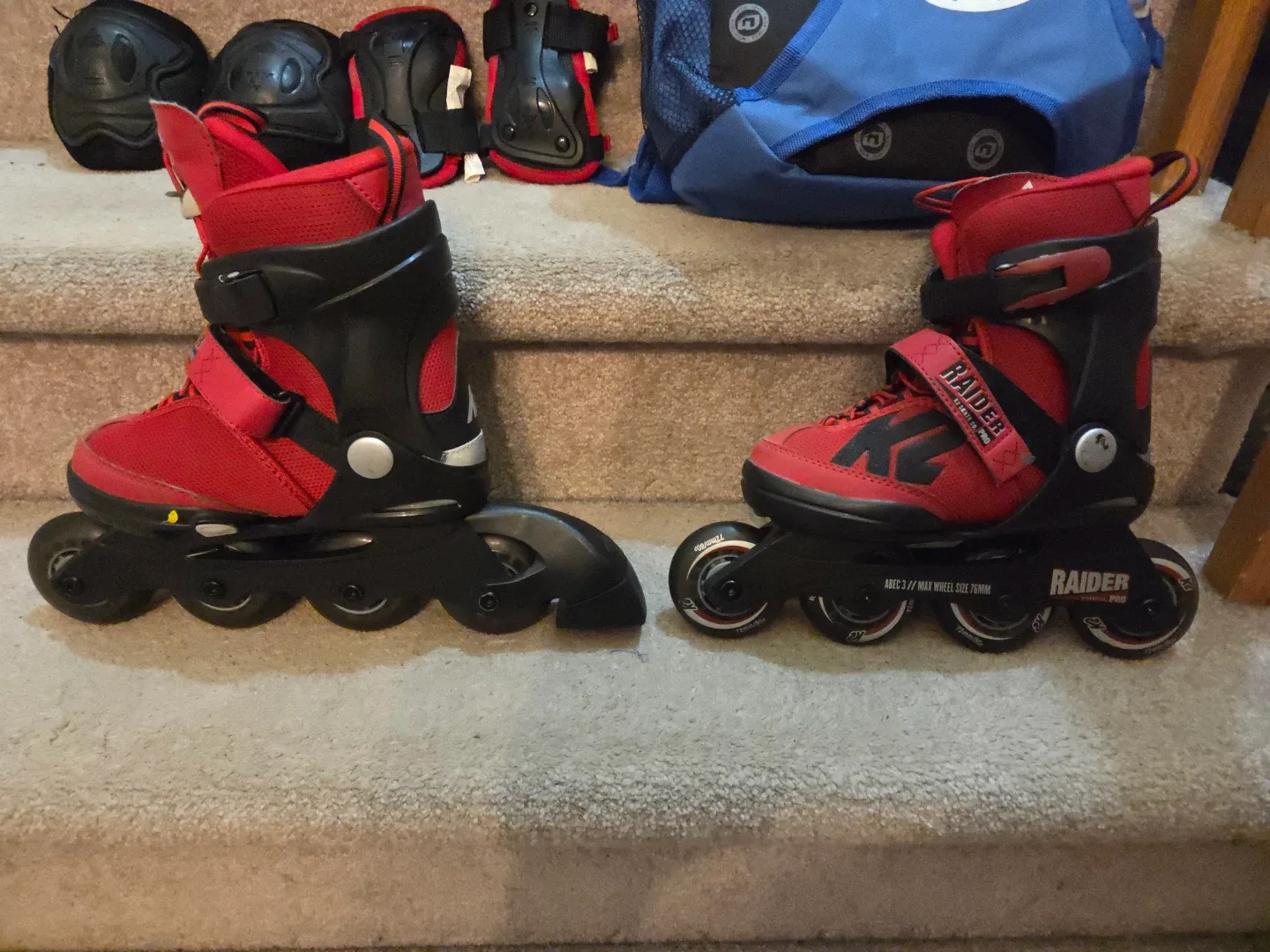 Kids' K2 Raider Inline Skates & Wheeled Backpack image indicator(2)