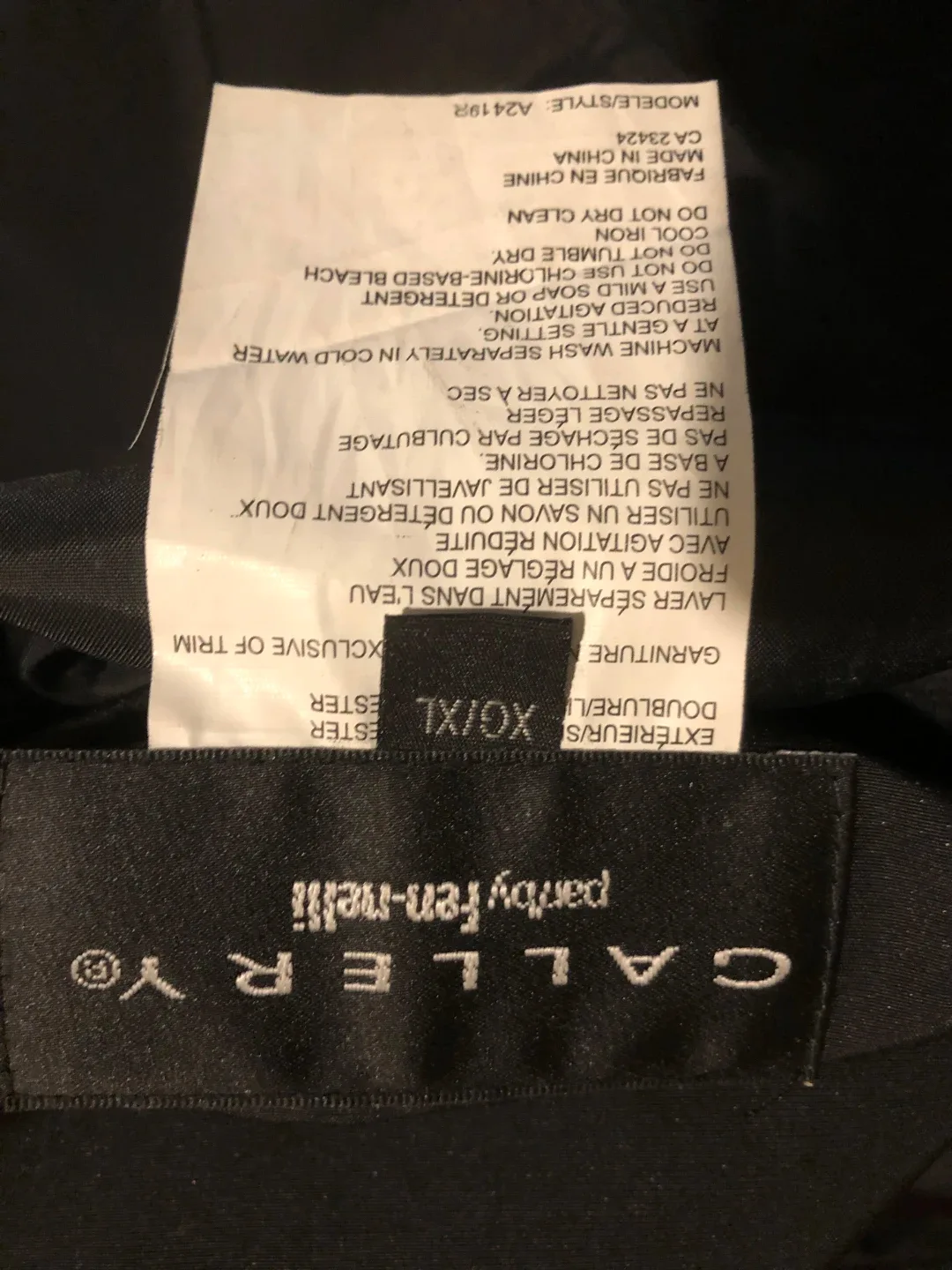 Gallery by Fer-Melli Reversible Jacket XG/XL image indicator(2)