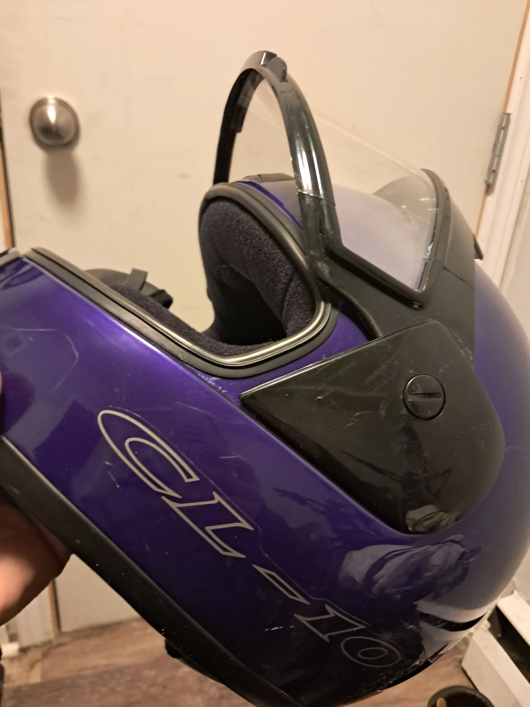 HJC CL-16 Purple Snowmobile Helmet - photo 4