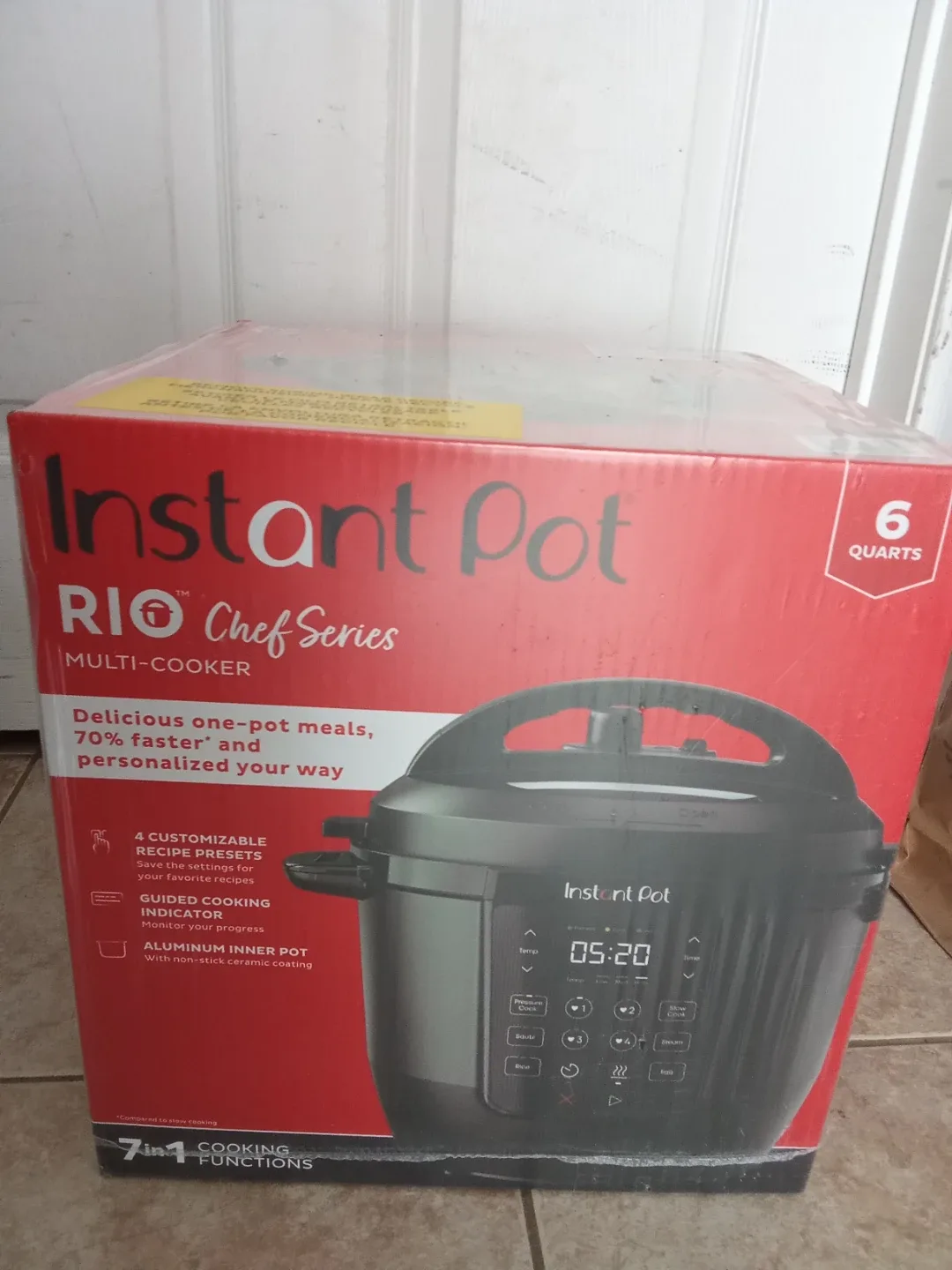NEW Instant Pot Rio Chef Series 6-Quart Multi-Cooker - New