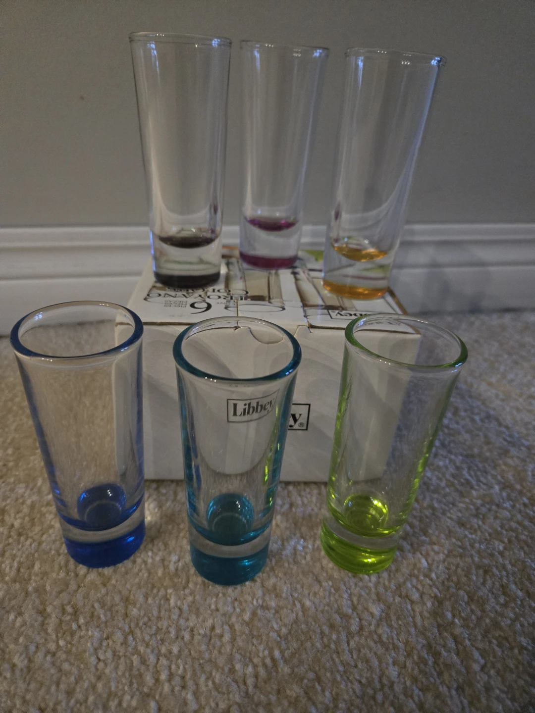 Libbey Troyano Colors Shot Glasses - 6 Piece Set - photo 2
