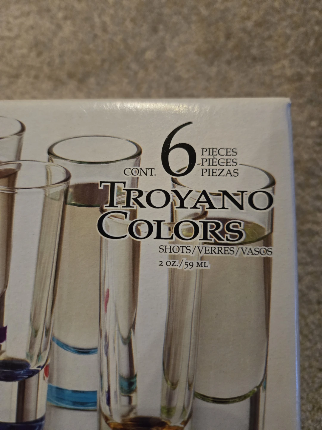 Libbey Troyano Colors Shot Glasses - 6 Piece Set - photo 3