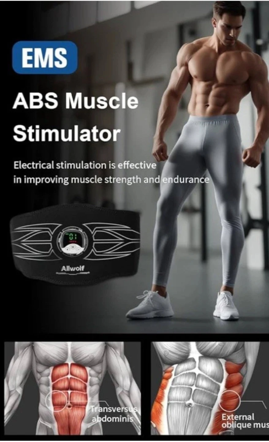 Allwolf EMS Abs Muscle Stimulator - photo 2