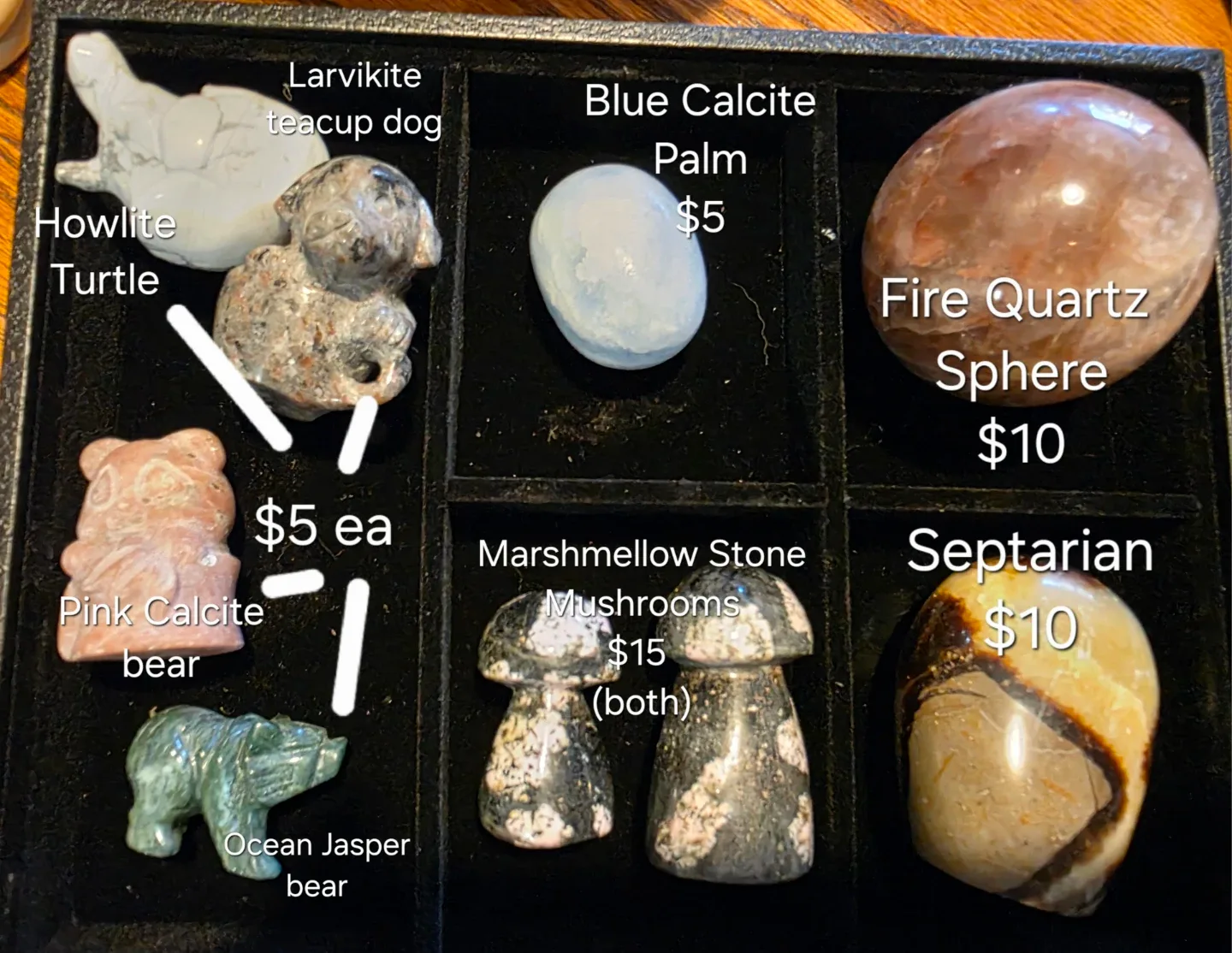 Assorted Crystals and Stones