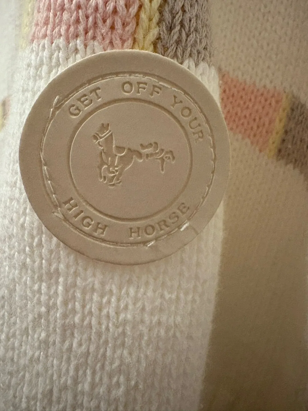 Get Off Your High Horse Striped Sweater