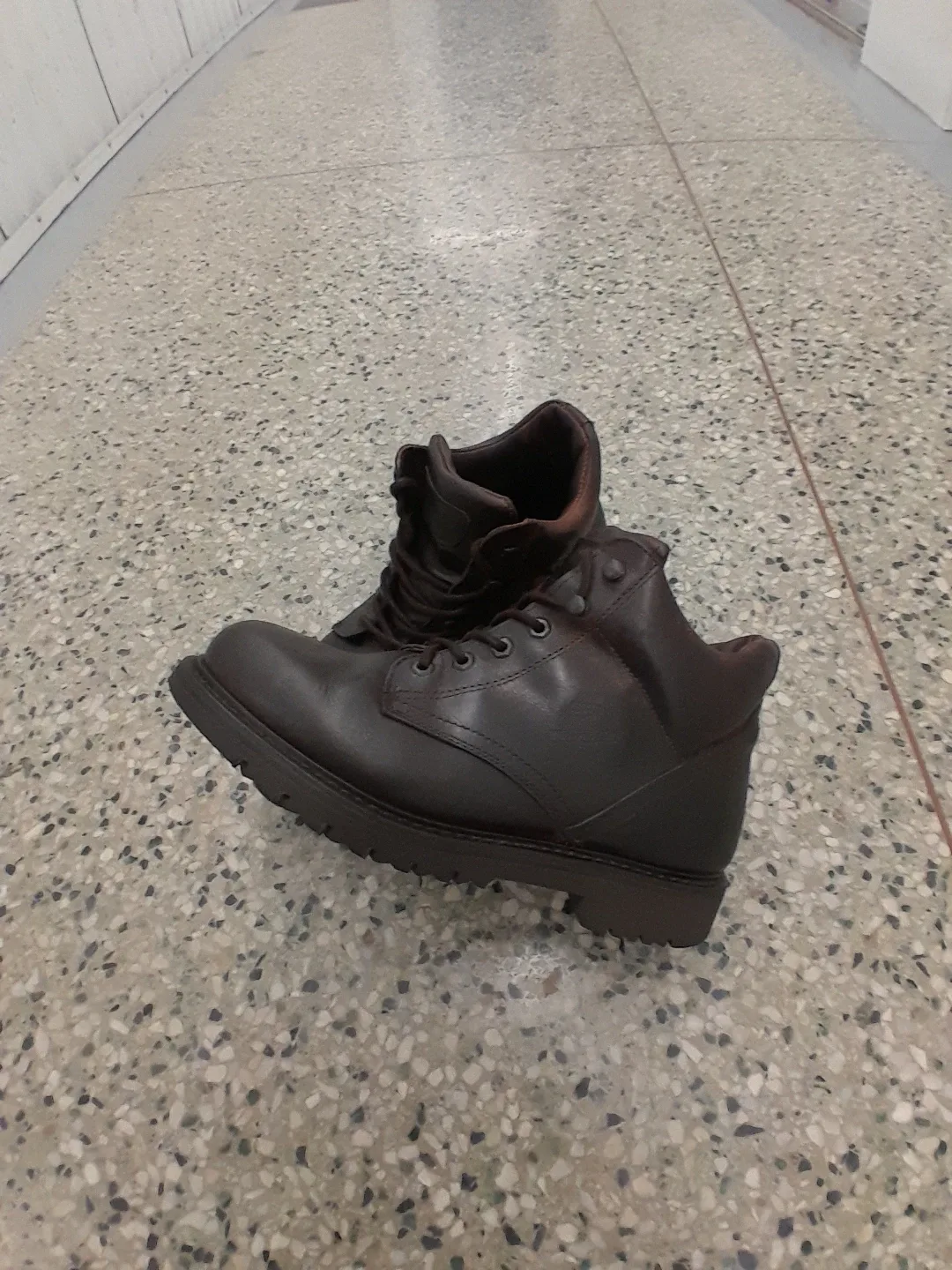 Brown Leather Ankle Boots Original Bio walk Size 10