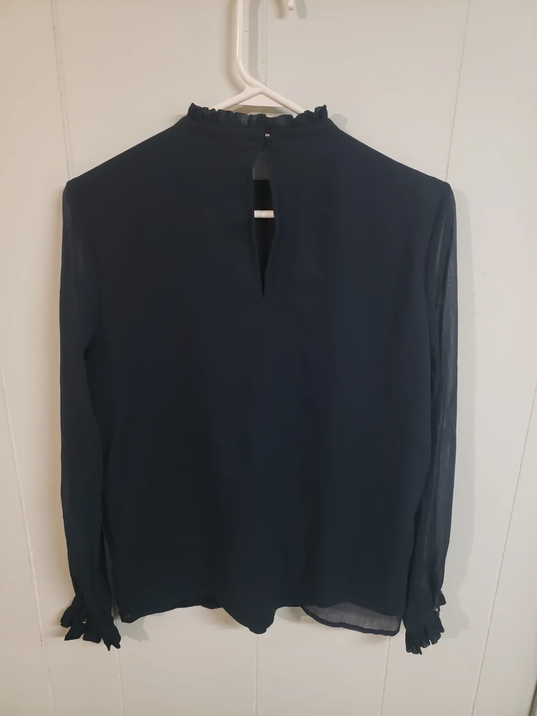Vero Moda OFROSEY L/S Top - Navy Blazer, Size S image indicator(2)