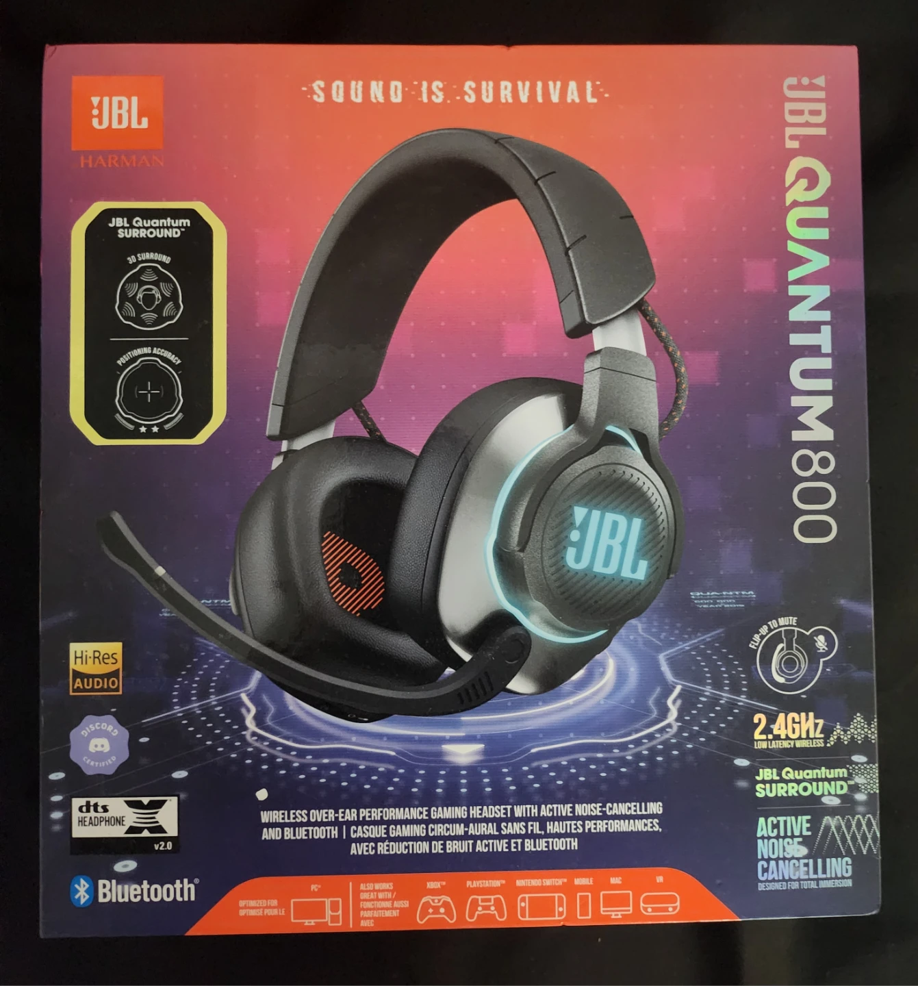 JBL Quantum 800 Gaming Headset - Like New!