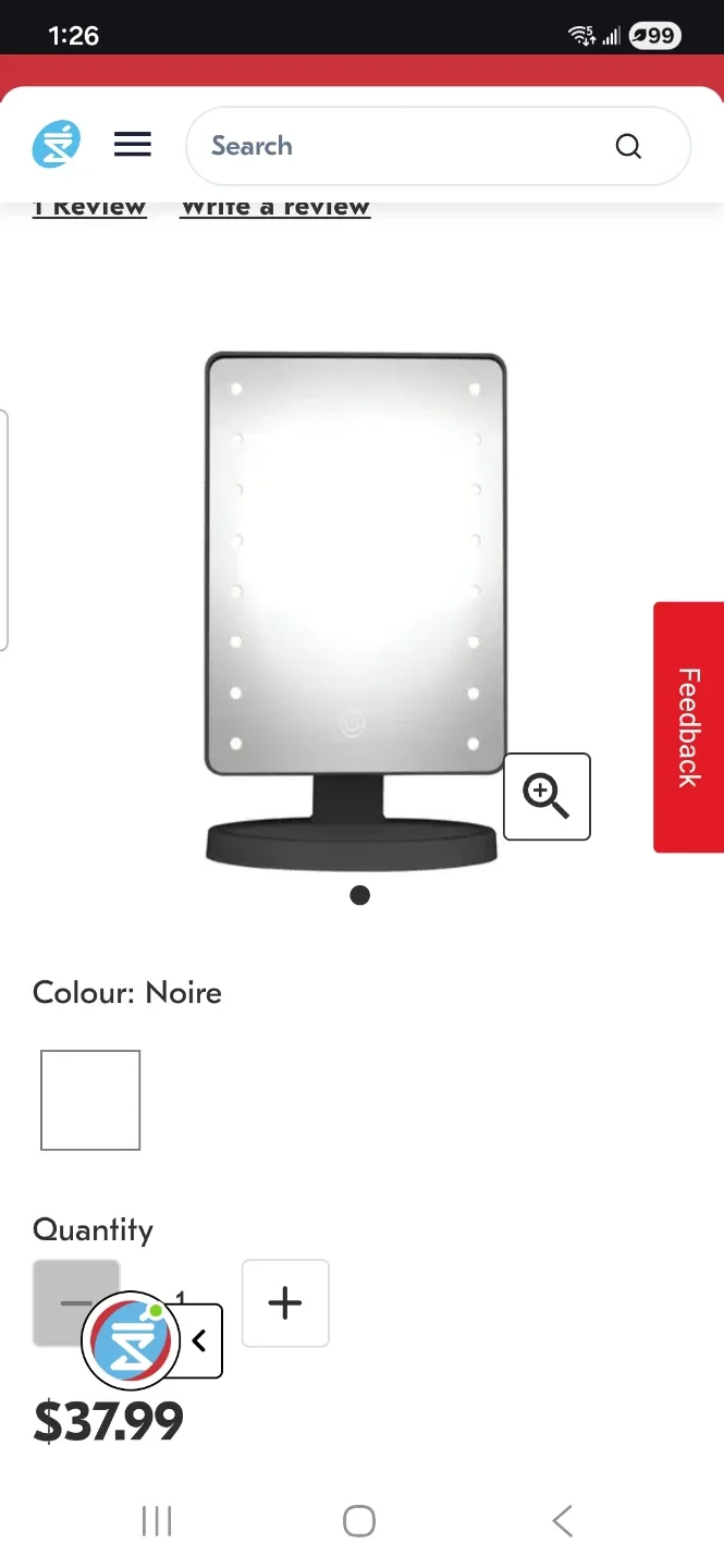 QUO by Conair LED Touchscreen Mirror - New in Box! image indicator(2)