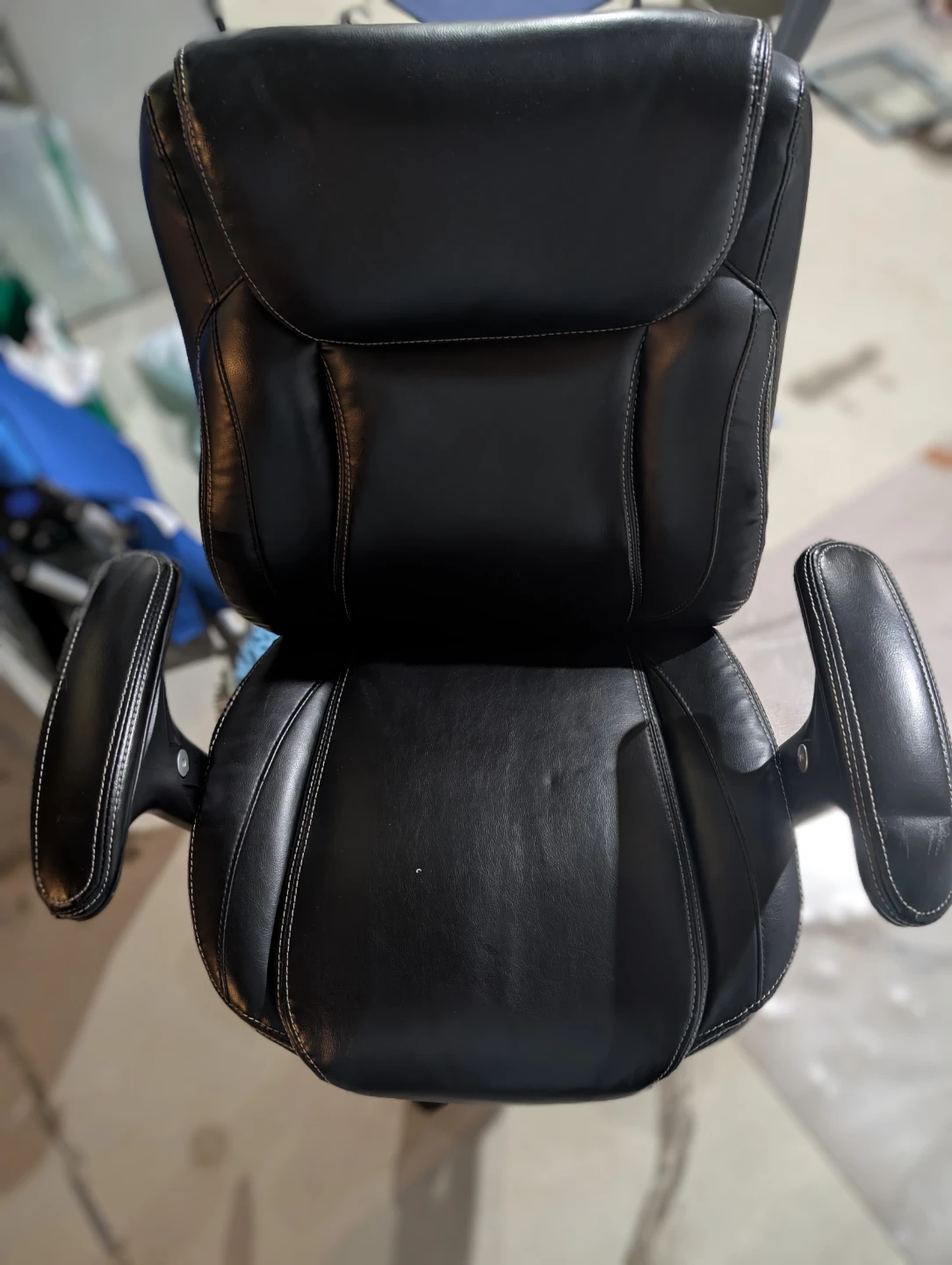 Black Leather Office Chair