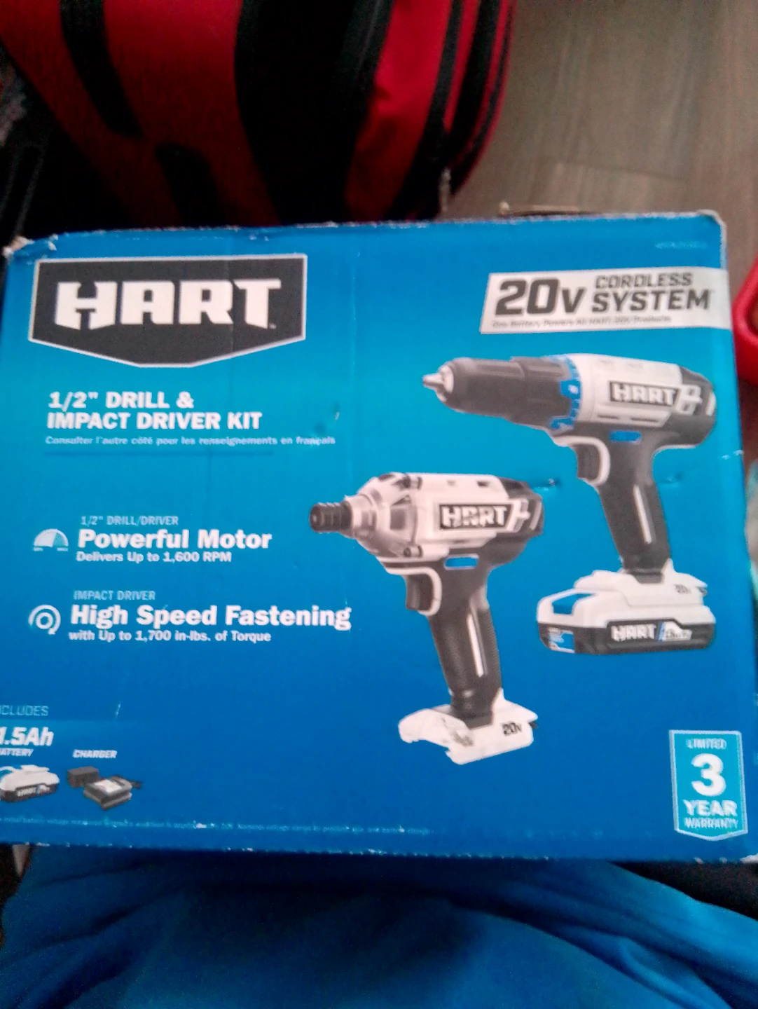 Hart 20V Cordless Drill & Impact Driver Kit