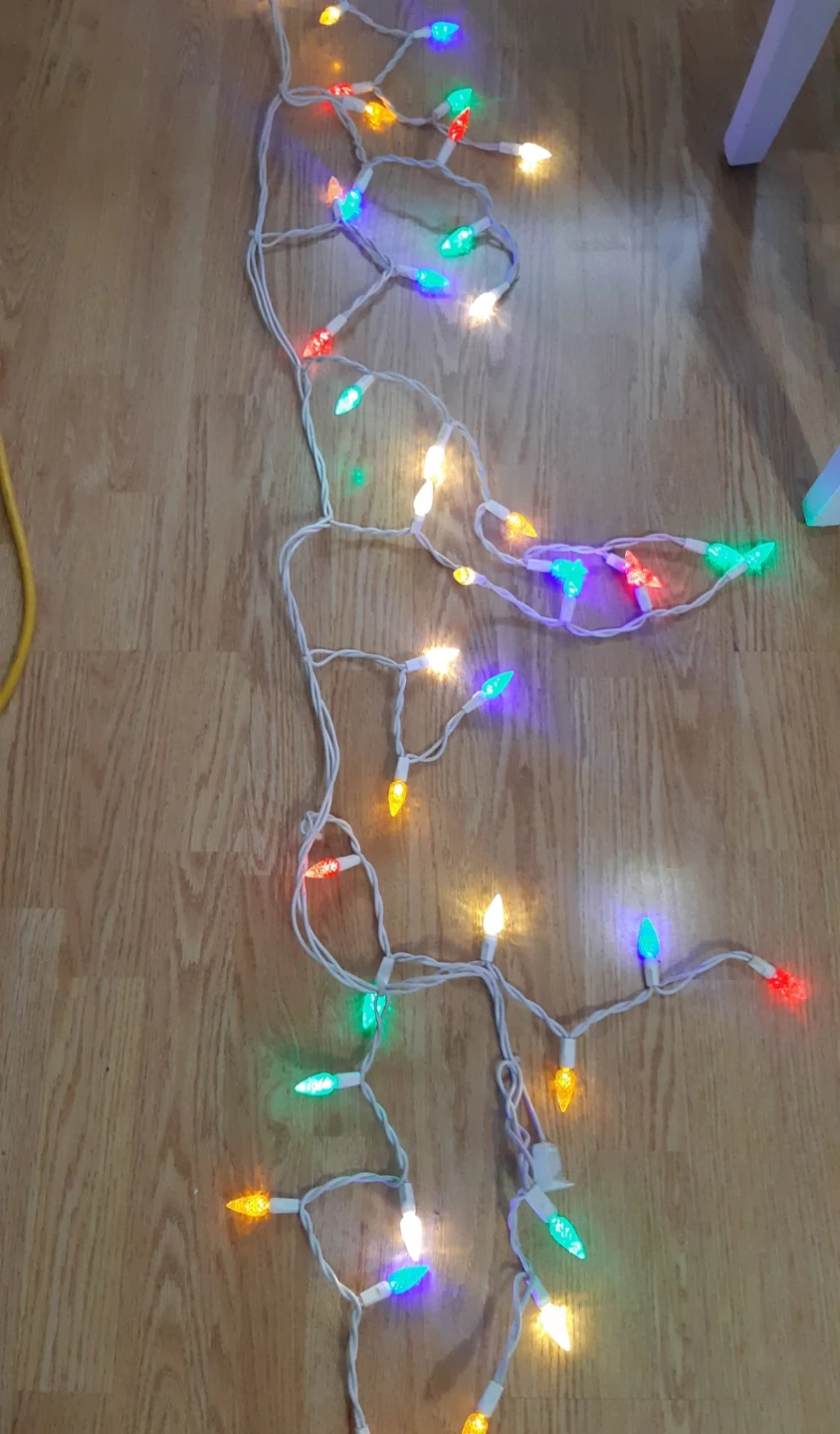 (6)Strings Of Outdoor Icicle Lights