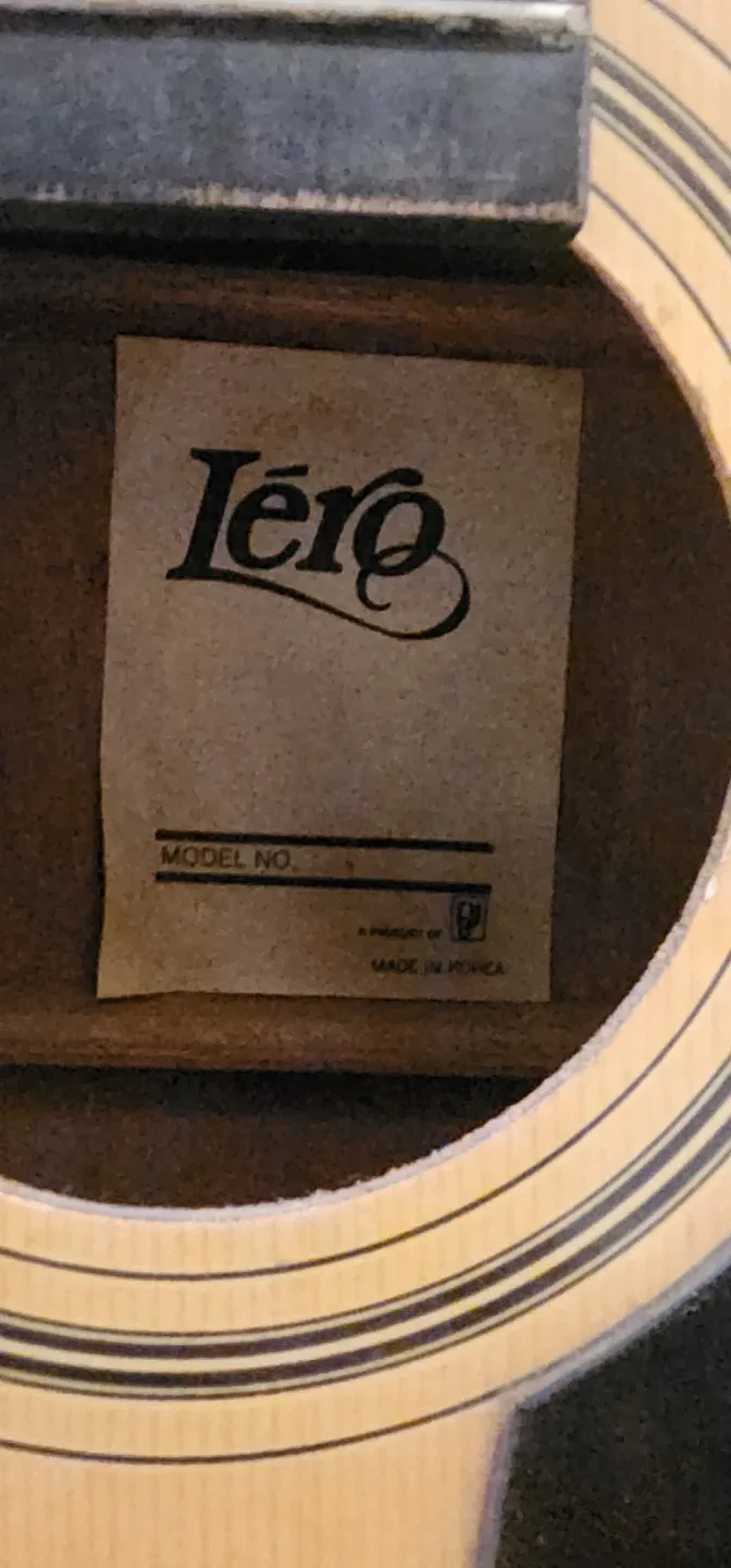 Lero Acoustic Guitar - Needs Repair image indicator(6)