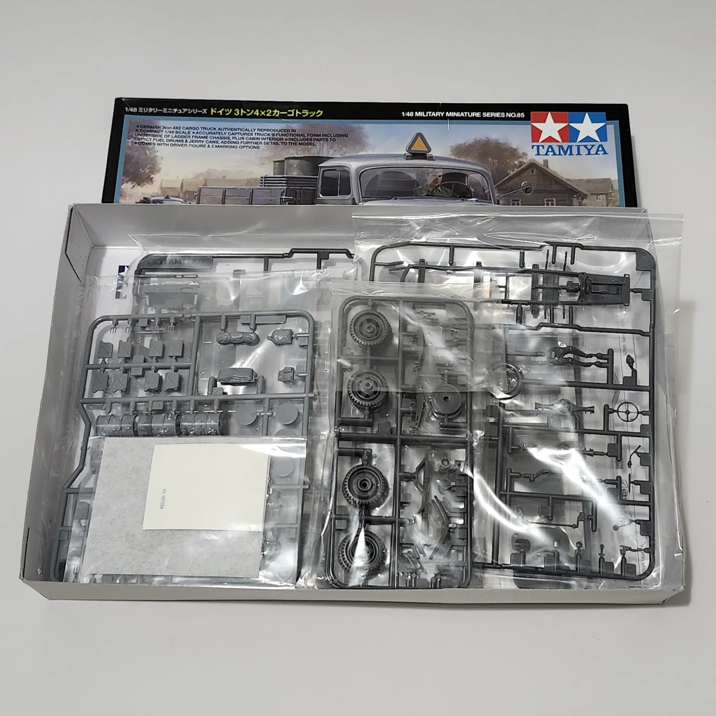 Tamiya Models German 3 Ton 4x2 Cargo Truck Model Kit 1/48 Scale - photo 2