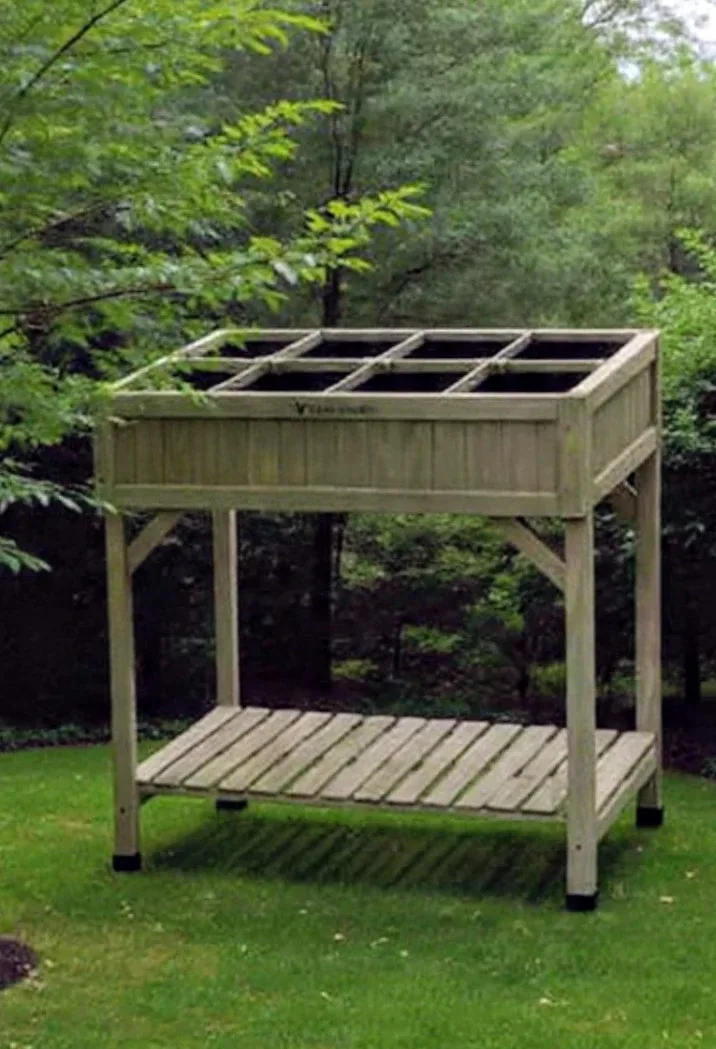 V Herb Garden Elevated Planter Box