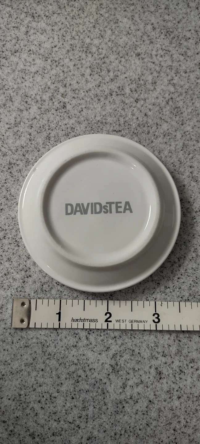 (NEW) DAVIDsTEA White Tea  cups Lid/Infuser Stand#Cleanout image indicator(2)
