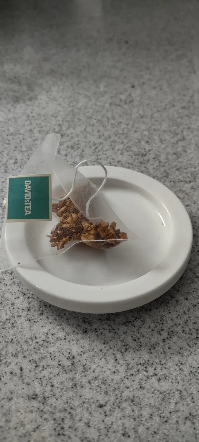 (NEW) DAVIDsTEA White Tea  cups Lid/Infuser Stand#Cleanout image indicator(3)