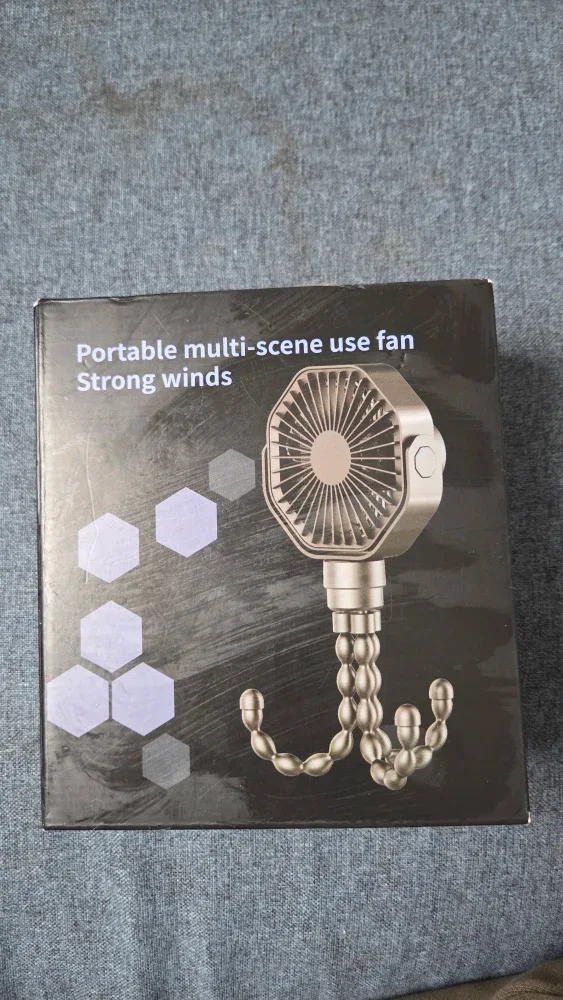Portable rechargeable Fan - type c