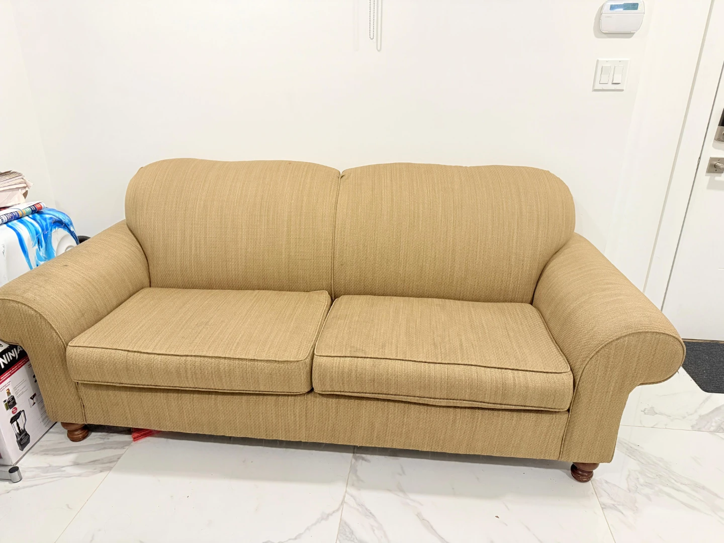 Comfortable Beige Sofa - photo 2