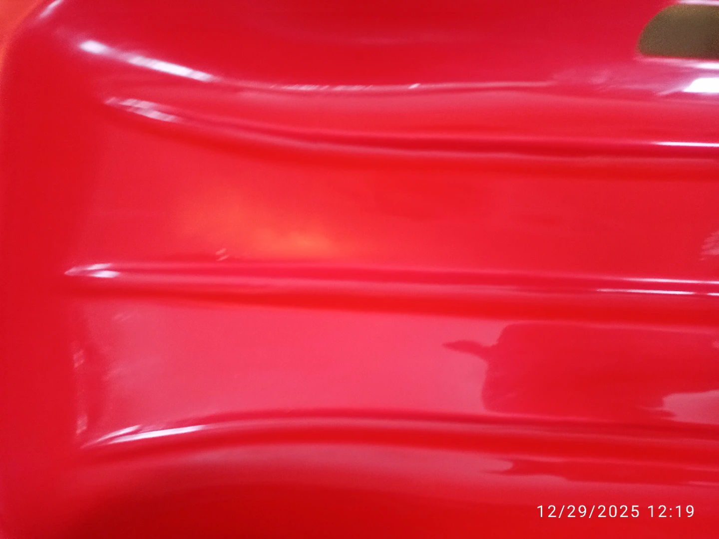 Red heavy duty Plastic Toboggan Sled - photo 2